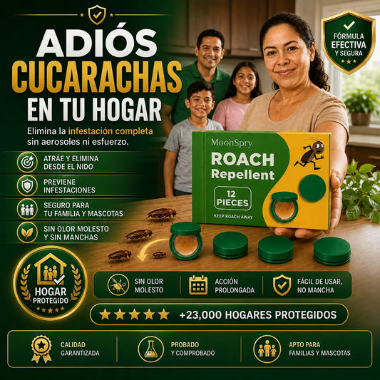 Repelente De Cucarachas | Elimina el nido por completo | MoonSpry®