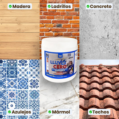LLUVIA CERO 🔥 GRAN OFERTA 3 x 1 + 500 ML de Regalo 🔥 | Impermeabilizante Transparente ®